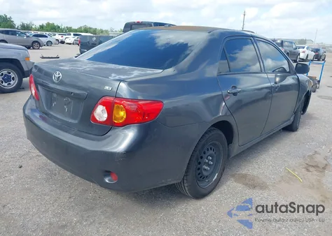 2009 Toyota Corolla Le z USA, uszkodzony, nr VIN 2T1BU40E19C166840